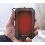 УМБ Sandberg Hand Warmer з обігрівачем рук 10000mAh 2A 1USB 1Type-C PowerThru LED ліхтар 1W Black