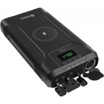 УМБ Sandberg Survivor 76800mAh DC91W PD 100W 2Type-С 1USB 3A Cigar Lighter (120W)QI-15W PowerThru Black