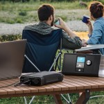 УМБ Sandberg Survivor 76800mAh DC91W PD 100W 2Type-С 1USB 3A Cigar Lighter (120W)QI-15W PowerThru Black