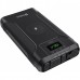 УМБ Sandberg Survivor 76800mAh DC91W PD 100W 2Type-С 1USB 3A Cigar Lighter (120W)QI-15W PowerThru Black