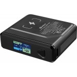 УМБ Sandberg Travel 20000mAh 100W PD QC3.0 1USB 1Type-C 3A In/Out Wireless QI-15W Black