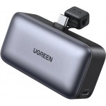 УМБ Ugreen 5000mAh 22.5W  1Type-C In/Out with build-in connector (PB503) Grey