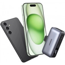 УМБ Ugreen 5000mAh 22.5W  1Type-C In/Out with build-in connector (PB503) Grey