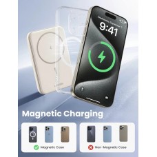 УМБ Ugreen Magnetic Wireless 5000mAh 15W 1Type-C In/Out (PB560) White
