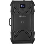 УМБ сонячна 5-Panel 8W Sandberg PD 27000mAh 2USB 1Type-C 5A In/Out Black