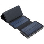 УМБ сонячна 6-Panel 7.5W Sandberg PD 20000mAh 2USB 1Type-C 3A OUT ліхтарик Black