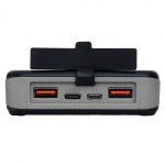 УМБ сонячна 6-Panel 7.5W Sandberg PD 20000mAh 2USB 1Type-C 3A OUT ліхтарик Black