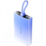 УМБ Vention 10000mAh 22.5W PD 1USB 1Type-C 3A In/Out Lightning In/Out LED display Blue