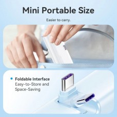 УМБ Vention 4800mAh 22.5W PD 1Type-C 3A In/Out LED display with built-in Type-C cable Black