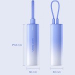 УМБ Vention 5000mAh 20W PD 1Type-C 3A In/Out Lightning In/Out with cable Gradient Blue