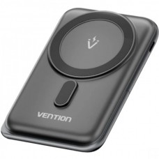 УМБ Vention Magnetic Wireless 10000mAh 20W PD 1Type-C 3A In/Out QI-15W Black