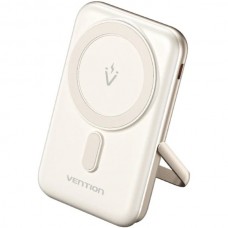 УМБ Vention Magnetic Wireless 10000mAh 20W PD 1Type-C 3A In/Out QI-15W White