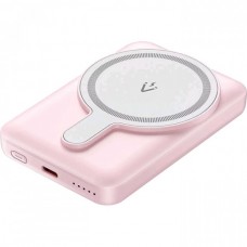 УМБ Vention Magnetic Wireless 5000mAh 20W PD 1Type-C 3A QI-15W Pink