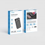 УМБ VEGER L20S Ulta Slim PD QC3.0 20W 20000mAh 2USB 1Type-C 2A Black (VP2039PD) (6970453555362)