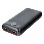 УМБ VEGER L20S Ulta Slim PD QC3.0 20W 20000mAh 2USB 1Type-C 2A Black (VP2039PD) (6970453555362)