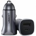 Автомобильное зарядное устройство 1USB 1Type-C 30W 3A CD130 Ugreen Grey