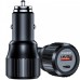 Автомобильное зарядное устройство 1USB 1Type-C 63W PD QC3.0 18W Black Choetech