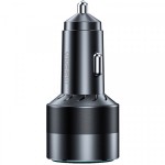 Автомобильное зарядное устройство 1USB 1Type-C 63W PD QC3.0 18W Black Choetech