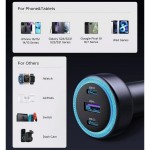 Автомобильное зарядное устройство 1USB 2Type-C 30W 3A QC 4.0 (EC307) UGREEN Grey Автомобильное зарядное устройство 1USB 2Type-C 30W 3A QC 4.0 (EC307) UGREEN Grey