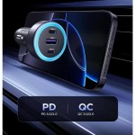 Автомобильное зарядное устройство 1USB 2Type-C 30W 3A QC 4.0 (EC307) UGREEN Grey Автомобильное зарядное устройство 1USB 2Type-C 30W 3A QC 4.0 (EC307) UGREEN Grey