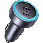 Автомобильное зарядное устройство 1USB 2Type-C 30W 3A QC 4.0 (EC307) UGREEN Grey Автомобильное зарядное устройство 1USB 2Type-C 30W 3A QC 4.0 (EC307) UGREEN Grey