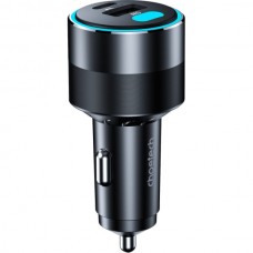 Автомобильное зарядное устройство 1USB 2Type-C PD3.0 100W 5A Black Choetech