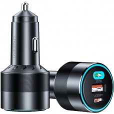Автомобильное зарядное устройство 1USB 2Type-C PD3.0 100W 5A Black Choetech