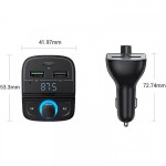 Автомобильное зарядное устройство 2USB 1Type-C 31.5W 3A BT Transmitter + TF Black (CD229) UGREEN Автомобильное зарядное устройство 2USB 1Type-C 31.5W 3A BT Transmitter + TF Black (CD229) UGREEN