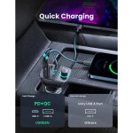 Автомобильное зарядное устройство 2USB 1Type-C 31.5W 3A BT Transmitter + TF Black (CD229) UGREEN Автомобильное зарядное устройство 2USB 1Type-C 31.5W 3A BT Transmitter + TF Black (CD229) UGREEN