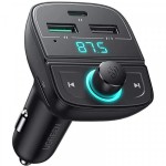 Автомобильное зарядное устройство 2USB 1Type-C 31.5W 3A BT Transmitter + TF Black (CD229) UGREEN Автомобильное зарядное устройство 2USB 1Type-C 31.5W 3A BT Transmitter + TF Black (CD229) UGREEN