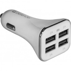 Автомобильное зарядное устройство 4USB 40W 2A UCA-05 Defender White