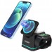 Безпроводное зарядное устройство 15W 3-in-1 Magnetic Wireless Fast Charger black Energizer