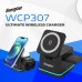 Безпроводное зарядное устройство 15W 3-in-1 Magnetic Wireless Fast Charger black Energizer