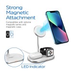 Безпроводное зарядное устройство 15W 3-in-1 Magnetic Wireless Fast Charger white Energizer