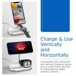 Безпроводное зарядное устройство 15W 3-in-1 Magnetic Wireless Fast Charger white Energizer