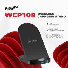 Безпроводное зарядное устройство Wireless Energizer WCP108 QI 15W Black