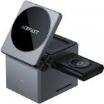 Безпроводное зарядное устройство Wireless QI 3in1 15W E18 Rubik\'s Acefast Black Безпроводное зарядное устройство Wireless QI 3in1 15W E18 Rubik\'s Acefast Black