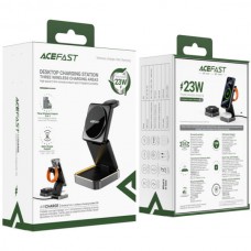 Безпроводное зарядное устройство Wireless QI 3in1 15W E20 Acefast Black