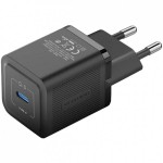 Сетевое зарядное устройство 1Type-C 20W PD Black Vention