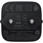 Сетевое зарядное устройство 1Type-C 45W Gan A119 Fast Charger black Acefast Сетевое зарядное устройство 1Type-C 45W Gan A119 Fast Charger black Acefast