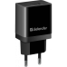 Сетевое зарядное устройство 1USB 11W 2.1А + кабель micro-USB UPC-11 Black Defender