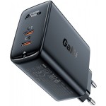 Сетевое зарядное устройство 1USB 1Type-C 50W Gan A29 Fast Charger Black Acefast Сетевое зарядное устройство 1USB 1Type-C 50W Gan A29 Fast Charger Black Acefast