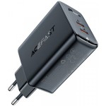 Сетевое зарядное устройство 1USB 1Type-C 50W Gan A29 Fast Charger Black Acefast Сетевое зарядное устройство 1USB 1Type-C 50W Gan A29 Fast Charger Black Acefast