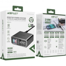 Сетевое зарядное устройство 1USB 3Type-C 218W 5A Gan Z4 Fast Charger Acefast Black