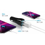 Сетевое зарядное устройство 2USB 12W 2.1A ECA-24 Black Defender Сетевое зарядное устройство 2USB 12W 2.1A ECA-24 Black Defender