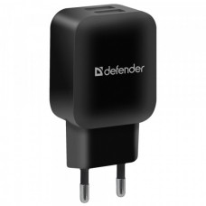 Сетевое зарядное устройство 2USB 12W 2.1А EPA-13 Black Defender