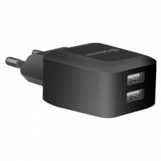 Сетевое зарядное устройство 2USB 12W 2.1А EPA-13 Black Defender