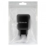 Сетевое зарядное устройство 2USB 12W 2.1А EPA-13 Black Defender