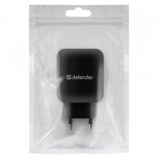 Сетевое зарядное устройство 2USB 12W 2.1А EPA-13 Black Defender