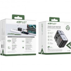 Сетевое зарядное устройство 2USB 3Type-C 75W 3A Gan Z1 Fast Charger Acefast Black